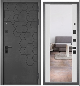 TRUST MASS 90 633 (184 Бетон темный / зеркало)