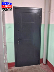 Титан (мет/МДФ зеркало) чёрная фурнитура