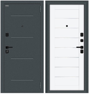 Техно/SBlack (Старк антрацит/White Silk)