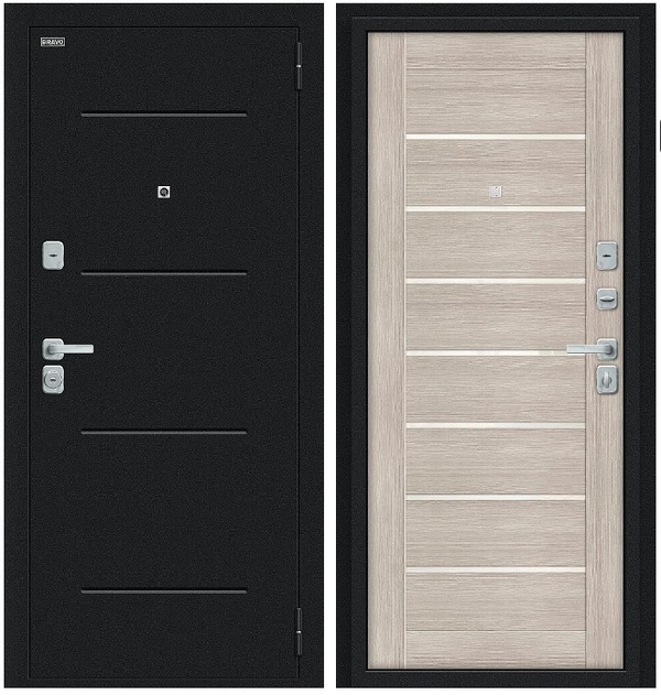 Техно/BChrome (Букле черное/Cappuccino Veralinga)